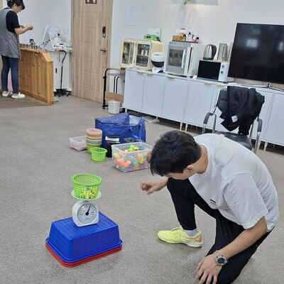 🐟🎣 오전 신체활동 – 고기 잡기 놀이 🎣🐟
